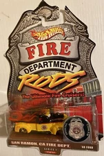 Hot Wheels Fire Department Fire Rods San Ramon CA ‘40 FORD DRAGSTER Series 1