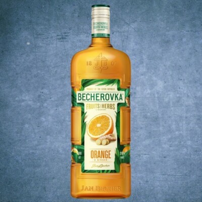 Becherovka Orange and Ginger - Krauterlikor - 1000ml - DE 