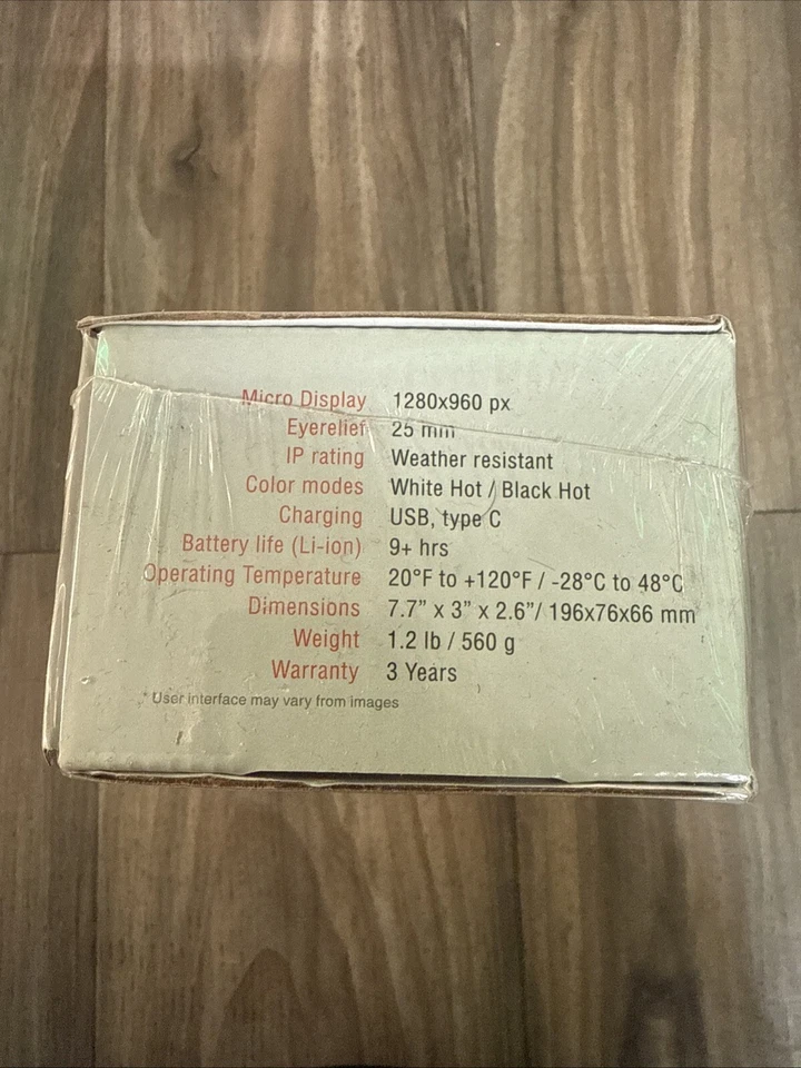 ATN OTS LT 320 2-4x Thermal Viewer, 25mm, 320x240, Black, TIMNOLT319X - Image 4 of 4