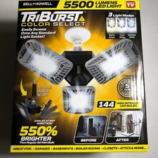 Bell + Howell 550 Lumens Triburst Color Select Led Light Brand-New