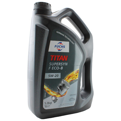 Fuchs TITAN SUPERSYN F ECO-B SAE 5W-20 Engine Oil 5L Acura Dodge Ford Toyota