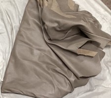 WS04 Leather Cow Hide Skins Cowhide Upholstery Craft Fabric Mushroom Brown 30 71