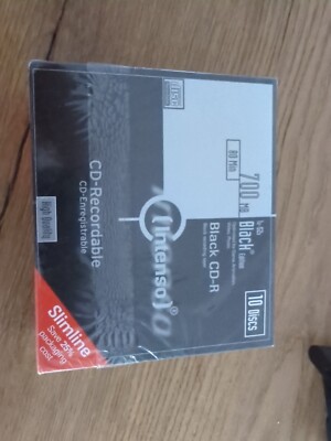 10 Intenso Rohlinge CD-R 80Min 700MB 52x Slimcase
