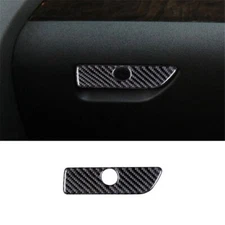 Carbon Fiber Storage Box Handle Panel Trim Cover Decor For Ford Explorer 2011-14