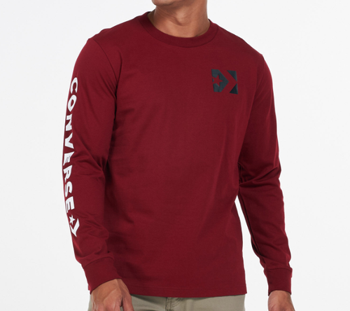 Converse Long Sleeve Tee Mens Small 