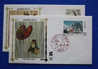 Japan (1443-1444) 1981 Modern Art IX Zaso "Silk" FDCs