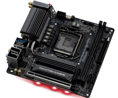 ASRock Z390i Z390 PHANTOM GAMING-ITX/AC LGA 1151 Mini ITX Motherboard OEM