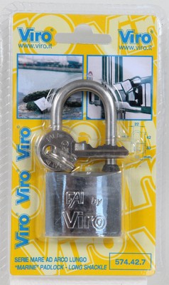 Lucchetto VIRO 552 - Arco 14mm Per Sicurezza Casa E Ufficio