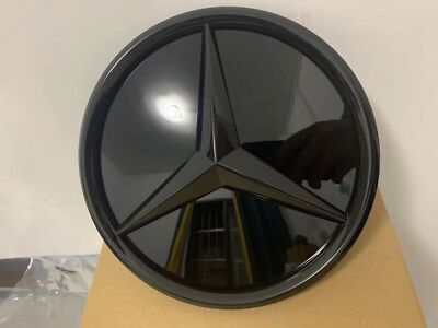 Grill Neu Logo Schwar 3D Stern Emblem Für 2011-2018 Mercedes Benz W205 W212 W176