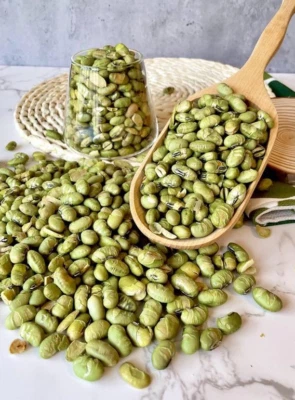 Roasted Salted Edamame Beans | High Protein Vegan Snack | Healthy | Gluten Free - Image 1 of 2