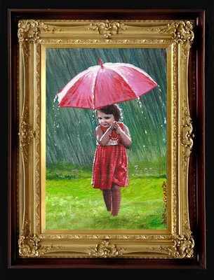 ORIGINAL Ölgemälde handgefertigt Arseni ~ SAVIOR 6'''' x 4'''' KEIN RAHMEN UK