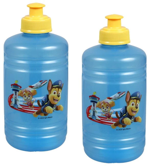 PAW PATROL Water Bottles 2pk BPA-FREE Snap Cap Kid's Tumblers Drink Sippy  Cups