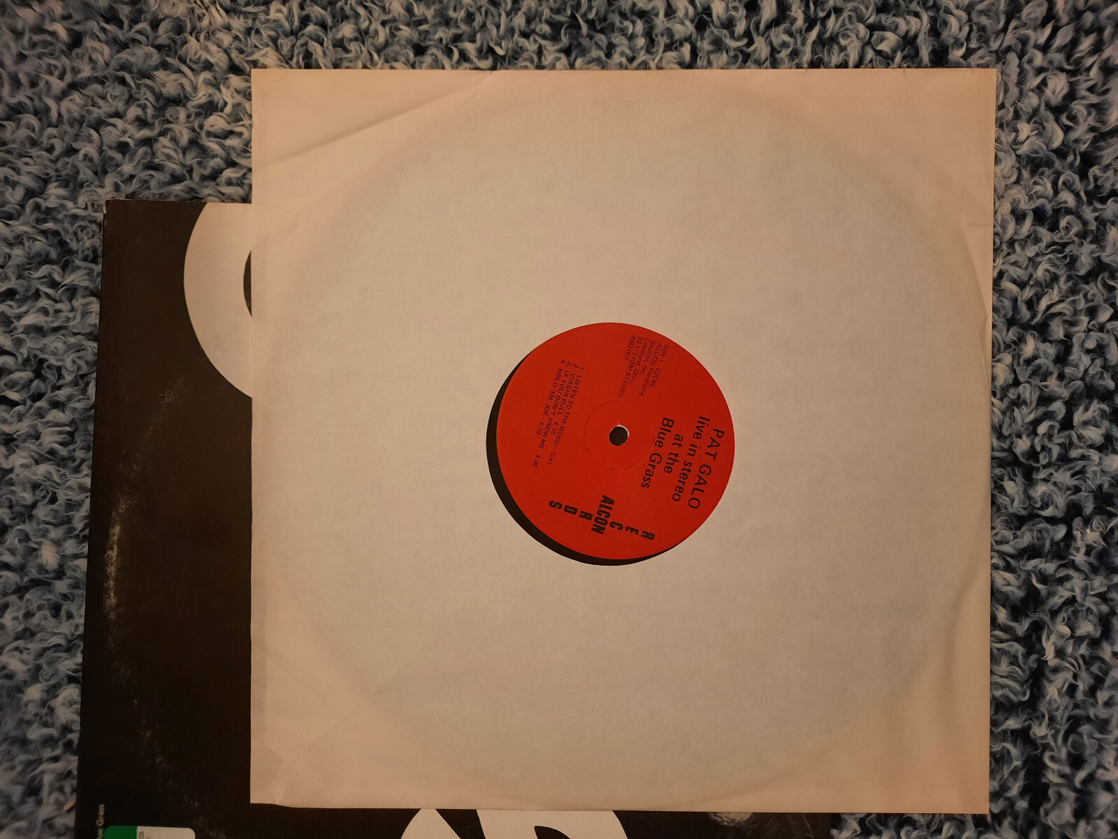 Pat Galo: Live at the Blue Grass. 1973. Vinyl Record Album LP. E2C4S. Signed!