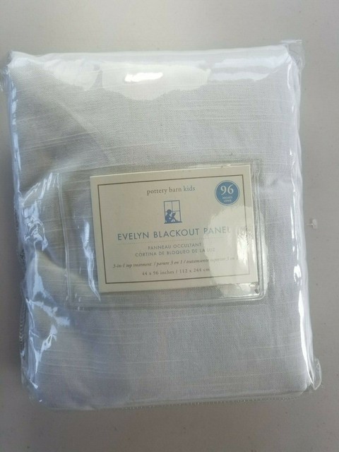 Pottery Barn Kids Evelyn Blackout Panel Curtain Drape 44 X 96
