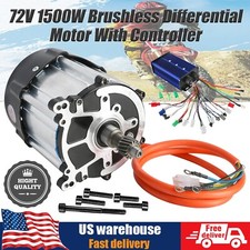 72V 1500W Brushless Differential Motor  Speed Controller For Go Kart ATV Buggy