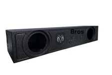 FIT 2019-2024 Ram 1500 ONLY Crew Cab Sub Box 2x8 Subwoofer Enclosure Ported