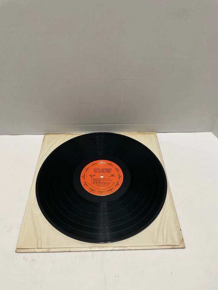 Johnny Rodriguez All I Ever Meant To Do Was Sing Vinyl LP 1973 Mercury Records - Image 4 of 4