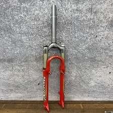 Vintage Manitou Mars Red Suspension Fork 26 In 1 1/8 Threadless 90s MTB Super