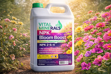 NPK Phosphorous + Seaweed Fertiliser Liquid Flower Fruit Veg Booster Plant Food