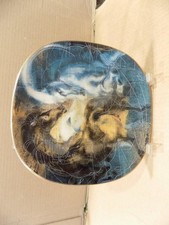 Rosenthal Germany Porcelain 8  Collector Plate  Zwei Pferde  Two Horses 1992