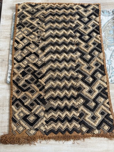 Kuba Cloth 27 X17.75 In. Hand Woven Rectangular