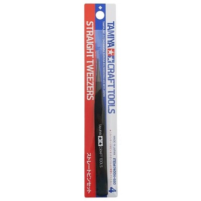 Tamiya Craft Tools gerade Pinzette - ideal für Modellbau - 74004