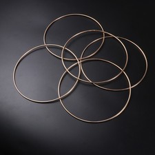 10 Pcs Iron Dreamcatcher Round Metal Hoop for Craft Accessories