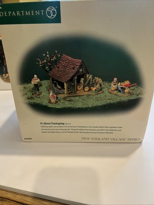 Dept 56 New England Village - It's Almost Thanksgiving - Set of 4 - #56.56639