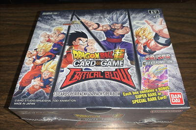 dbs critical blow booster box DBS DRAGON BALL SUPER CRITICAL BLOW BOOSTER BOX FACTORY SEALED 2023  810059781269| eBay
