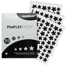 Black Star Pimple Patches for Face, 153 Counts Hydrocolloid Acne...