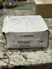 Subaru Ascent Legacy WRX Outback Ignition Spark Plug 22401AA92A Set of 4 Genuine