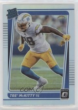 2021 Panini Donruss Optic Rated Rookie Holo Prizm Tre' McKitty #284 0a3