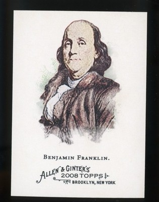 2008 Topps Allen & Ginter #3 Benjamin Franklin Mint