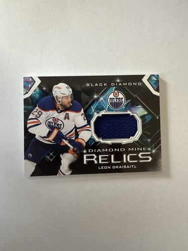2023-24 Upper Deck Black Diamond Mine-Game Used Relics -Leon Draisaitl -Oilers
