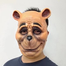 Disney Winnie The Pooh Mask Latex Cosplay Winnie Face Mask