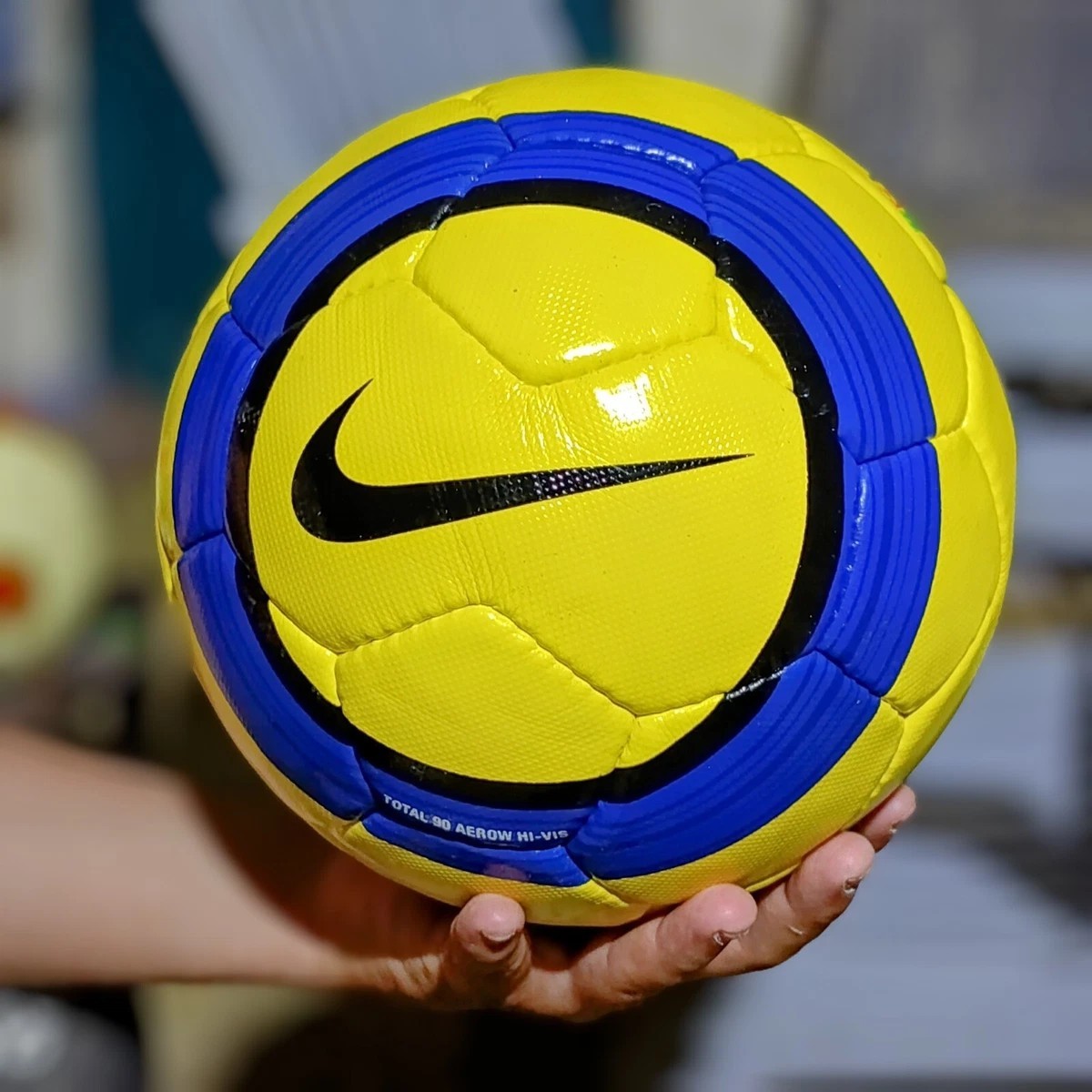 ウェア Euro Nike 05/06 Total90 Nike Total 90 Aerow Hi-Vis 2005/06 Premier League Soccer Ball Size