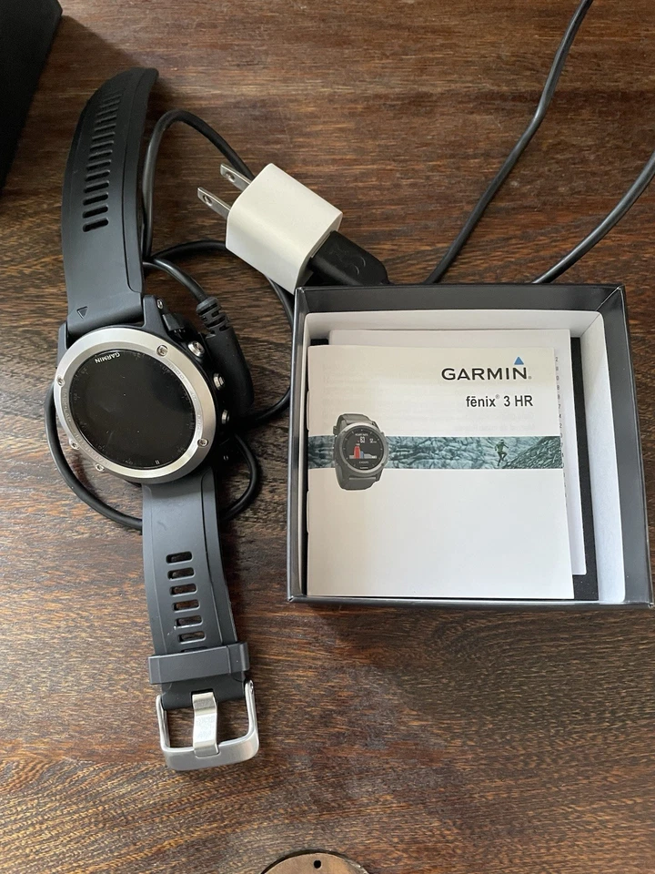 NEW OPEN BOX -Garmin Fenix 3 HR Multi-Sport Training GPS Watch Black Never Used - Bild 4 von 4