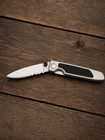 Kershaw 2410 ST Folding Pocket Knife Made in Japan Partially Serrated Stainless — photo 1