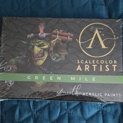 Scale75 Scalecolor Artist Green Mile Multicolor Acrylic Paint Set