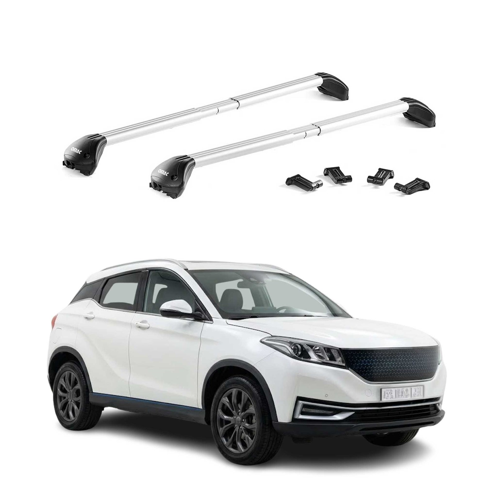 Barres de toit transversales Seres 3 aluminium gris de 2021 2022 2023 2024 2025 2026