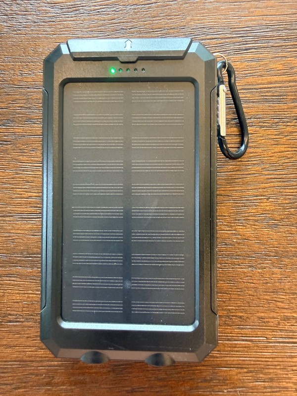 DniceC Compass Solar Power Bank Blue Charger NEW Model S1008D