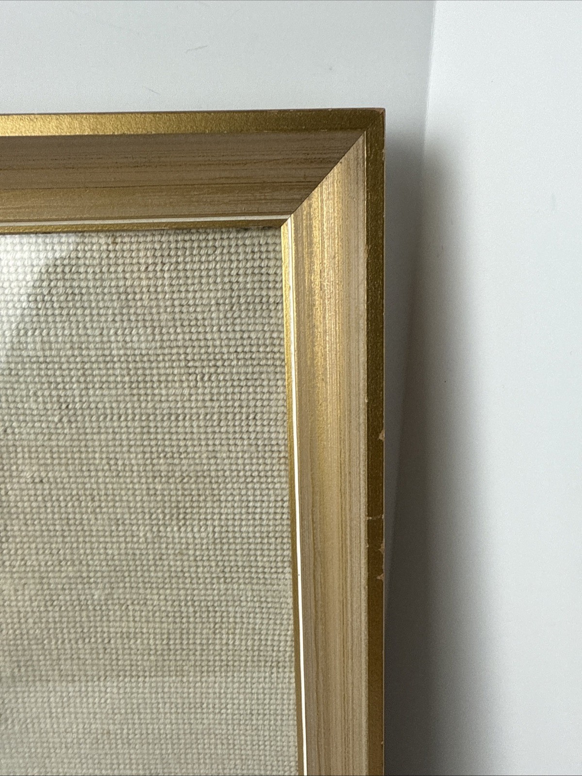 Vintage Floral Needlepoint Art Framed Bouquet Embroidery Flowers 18"x16"