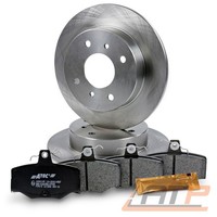 Bremsscheiben Voll Ø258 + BremsbelÄGe Hinten FÜR Nissan Almera 2 N16 Primera P10