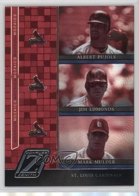 2005 Donruss Zenith Mozaics Albert Pujols Jim Edmonds Mark Mulder #M-2 0t2