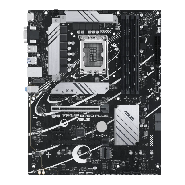 ASUS PRIME B760-PLUS - Motherboard - ATX - LGA1700 Sockel B760 Chipsatz - Cable - Imagen 2 de 4