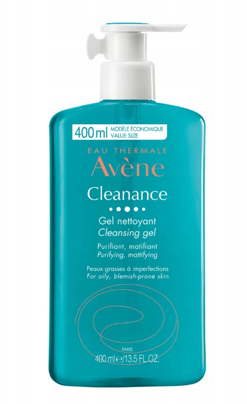 Avène Cleanance Gel Detergente – Pelle Grassa e a Tendenza Acneica 400 ml - Immagine 3 di 4