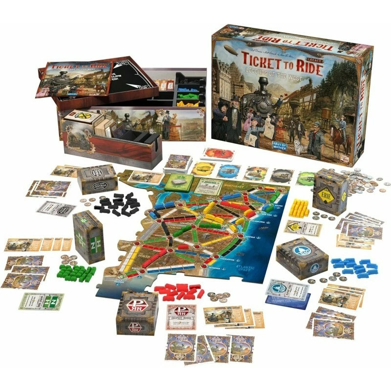 Ticket to Ride Legacy - Legends of the West | Board Game - Image 2 of 3