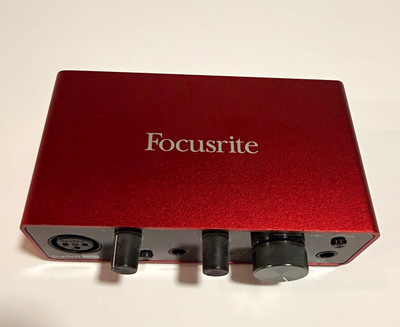Focusrite Scarlett Solo 3rd Gen USB Audio Interface Red Recording Studio