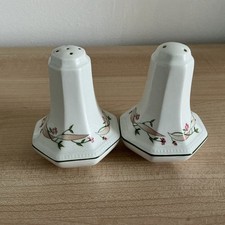 Johnson Brothers Eternal Beau  Salt & Pepper Pots Shakers With Stoppers 9.5cm