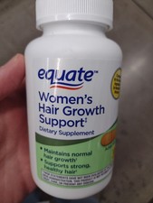 Equate Women's Hair Growth Support Dietary Supplement, 120 Capsules